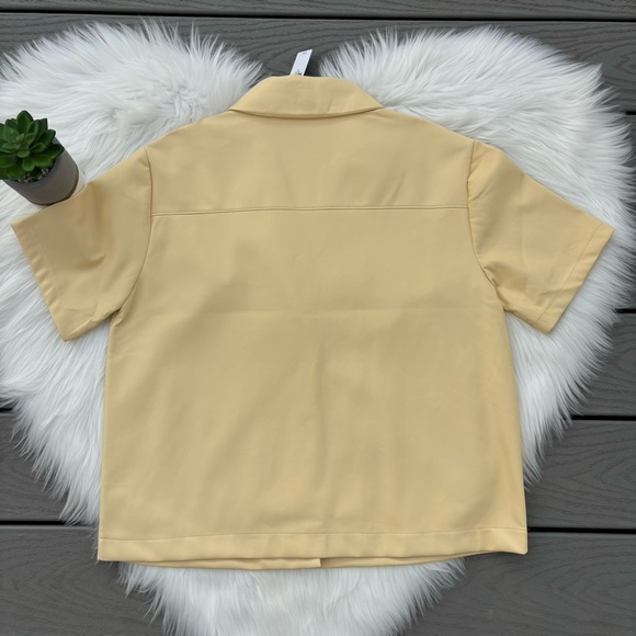 Express Yellow Faux Leather Matching Set - Picture 5 of 6